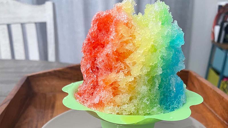 Shaved Ice with multiple colors